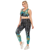 Yoga clothes tight bra plus size track pants