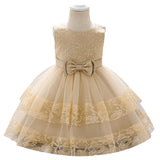 New Children's Dress Sleeveless Cake Skirt Voluminous Gauze Dress For Girls