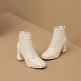 Autumn and Winter new simple and versatile ankle boots