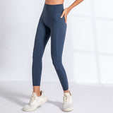 New high elastic exercise workout pants high waist hip lift yoga pants women