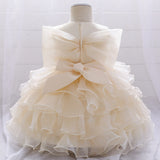 New Princess Dress Gauze Pompous Dress Birthday Dress Baby First Year Dress
