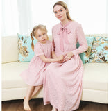 Women's lace dress mother-daughter matching outfit For Mom And Me
