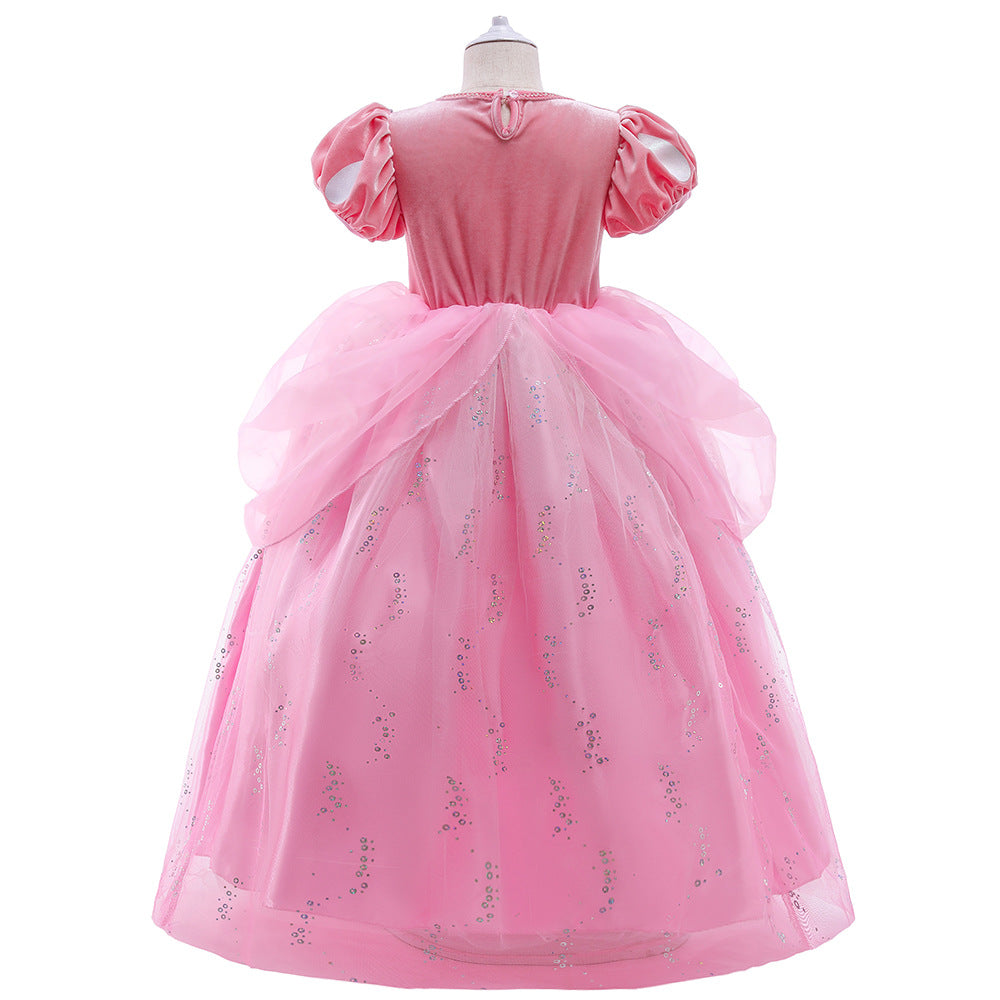 Summer Princess Aisha Dress Children's Dress Frozen Costume