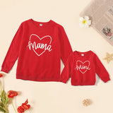 Simple style fashion parent-child sweater For Mom And Me