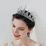 Goddess rhinestone tiara wedding accessories