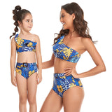 New swimsuit parent-child swimwear crossbody bikini for Mom and Me