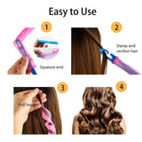 55cm hair curler sleep curler magic hair hair roller air bangs hair curler (Set Of 10 Pcs)