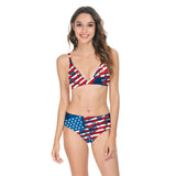 New bikini sexy swimsuit American Independence Day printing