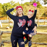Love parent-child long-sleeved sweater