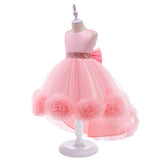 New Children's Dress Princess Dress Girl Flower Train Dress Piano Performance Pompous Dress