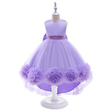 New Children's Dress Princess Dress Girl Flower Train Dress Piano Performance Pompous Dress