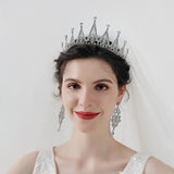 Goddess rhinestone tiara wedding accessories