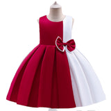 Color Forging Cloth Princess Skirt Girls Dress Children Piano Dress Runway Dress
