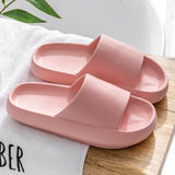 summer outdoor slip-on slippers couple bathroom non-slip home fashion platform slippers for Women and Men