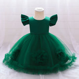 Flower Girl Wedding Little Girl Children's Birthday Princess Dress