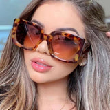 New large frame women's fashion sunglasses