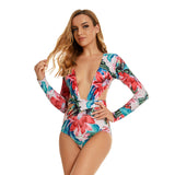 Sexy backless Siamese surfing clothes women's swimsuit