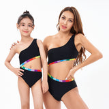 Bikini new sexy swimsuit women's one-piece parent-child swimwear for Mom and Me