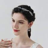 Exquisite alloy headband bridal headpiece