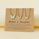 Mother-daughter parent-child butterfly necklace (Set Of 3 Pcs)