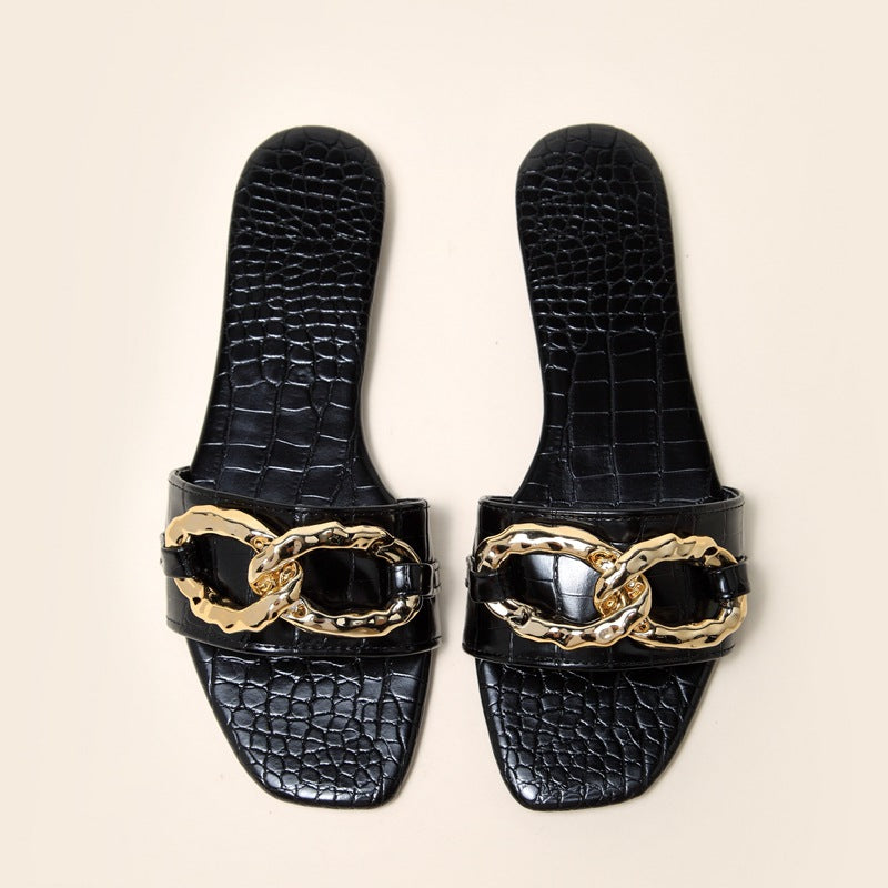 Women's snakeskin sandals