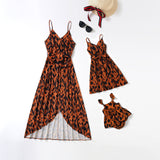 Women's parent-child sleeveless dress