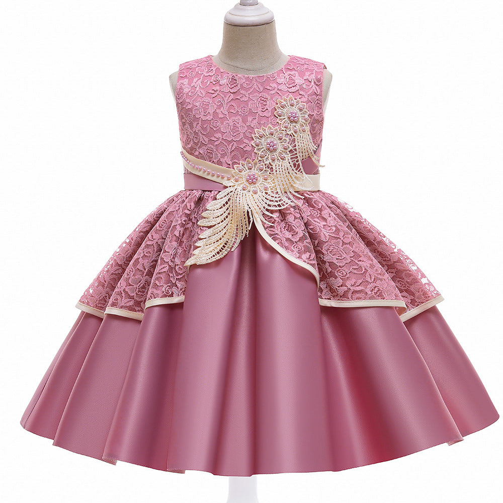 New Chinese Children's Dress Princess Dress