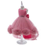 New Children's Dress Princess Dress Girl Flower Train Dress Piano Performance Pompous Dress