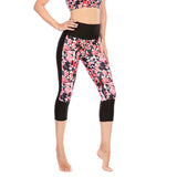 Yoga tight pants printed sports bra