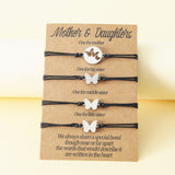 Stainless steel hollow butterfly parent-child bracelet (Set Of 4 Pcs)