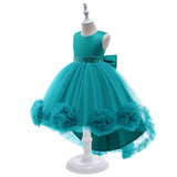 New Children's Dress Princess Dress Girl Flower Train Dress Piano Performance Pompous Dress