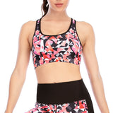 Yoga tight pants printed sports bra