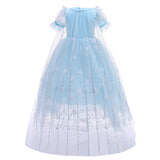 Elsa Puffy Skirt Short Sleeve Dress