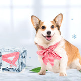 Pet cooling ice scarf summer cool collar saliva towel ice bib ice scarf corgi bucket