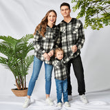 Family Matching autumn and winter parent-child hooded sweater