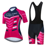 Women's road bike cycling clothes suit