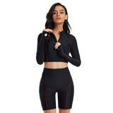 Women's surfing suit long-sleeved sunscreen swimsuit