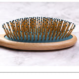 Beech air cushion comb women's hair comb square oval dark green air bag massage comb hair meridian large plate comb