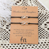 Mother-daughter parent-child card bracelet (Set Of 2 Pcs)