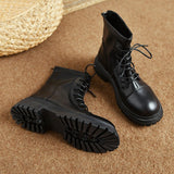 Trendy cool Dr. Martens Boots women's lace up all-match ankle boots