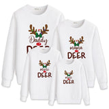 Family Pack Christmas cartoon elk sweater