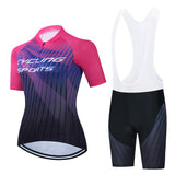 Women's bicycle short sleeve suit Cycling fixture