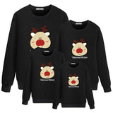 Casual cartoon pattern Christmas family parent-child outfit