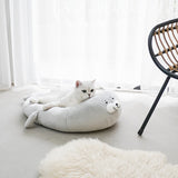 Seal cat's nest is universal in all seasons. It can be disassembled and washed in summer. Cat's bed pet products are hot selling