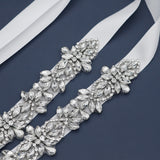 Bridal exquisite rhinestone flower belt