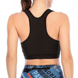 Workout yoga clothes printed leggings yoga vest