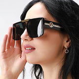 Metal pattern women's sunglasses