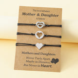 Mother-daughter parent-child card bracelet (Set Of 3 Pcs)