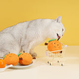 Orange wood Tianliao toy cat molar gnawing molar stick cat Mint self hi products