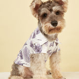 Pet clothing summer new Hawaiian Beach Vacation dog clothes Cat Shirt dog clothes
